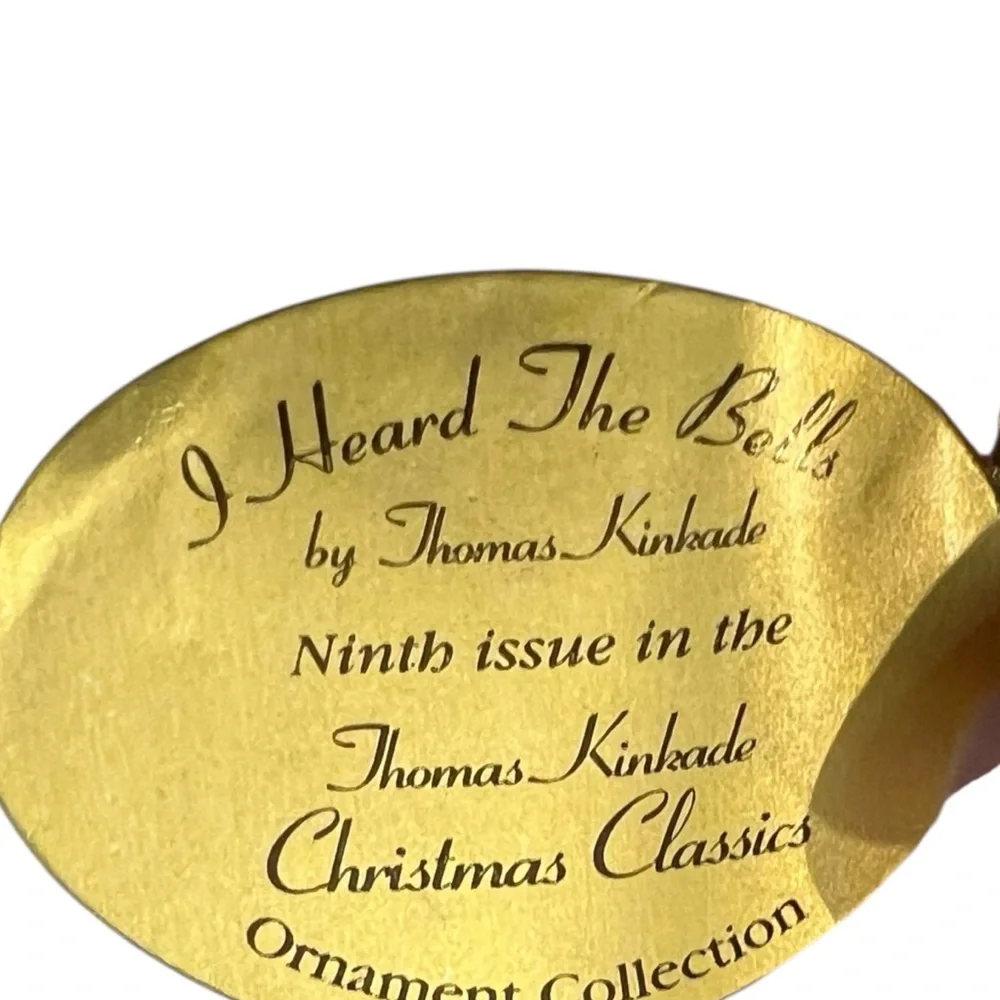 Thomas Kinkade Bradford Exchange Christmas‎ Ornament 3 Trees Heirloom Victorian